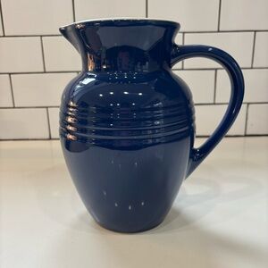 Les Creuset 2qt. 9” Cobalt Lipped Pitcher